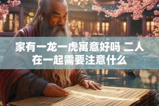 家有一龙一虎寓意好吗 二人在一起需要注意什么