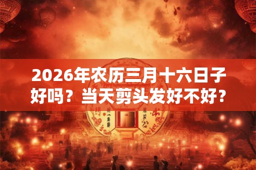 2026年农历三月十六日子好吗？当天剪头发好不好？