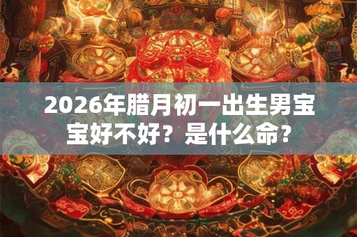 2026年腊月初一出生男宝宝好不好？是什么命？