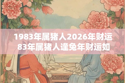 1983年属猪人2026年财运 83年属猪人逢兔年财运如何