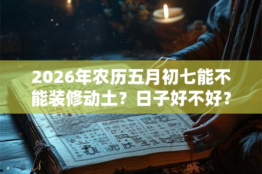 2026年农历五月初七能不能装修动土?日子好不好? 2026年农历五月初七能不能装修动土?日子好不好?