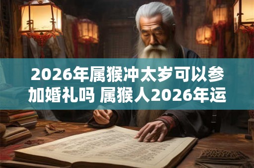 2026年属猴冲太岁可以参加婚礼吗 属猴人2026年运势如何 2026年属猴冲太岁可以参加婚礼吗 属猴人2026年运势如何