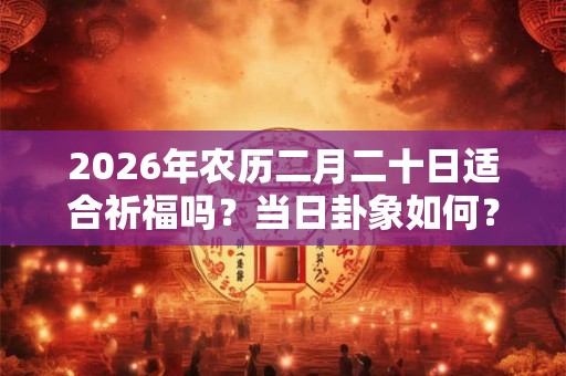 2026年农历二月二十日适合祈福吗？当日卦象如何？