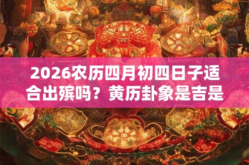 2026农历四月初四日子适合出殡吗？黄历卦象是吉是凶？