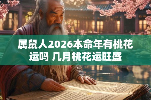 属鼠人2026本命年有桃花运吗 几月桃花运旺盛