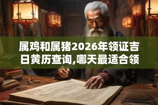 属鸡和属猪2026年领证吉日黄历查询,哪天最适合领证？