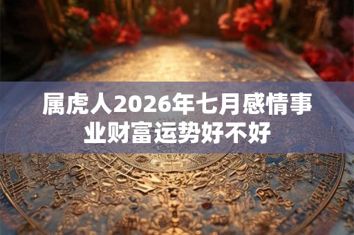 属虎人2026年七月感情事业财富运势好不好