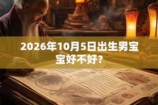 2026年10月5日出生男宝宝好不好？