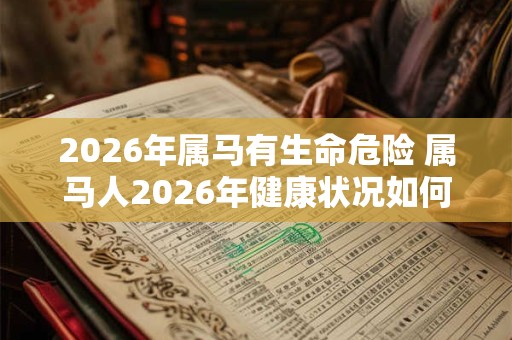 2026年属马有生命危险 属马人2026年健康状况如何 2026年属马有生命危险 属马人2026年健康状况如何