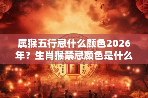 属猴五行忌什么颜色2026年？生肖猴禁忌颜色是什么