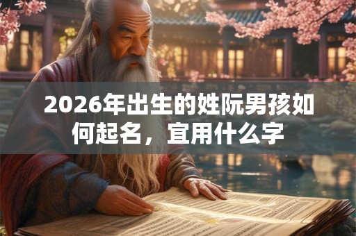 2026年出生的姓阮男孩如何起名，宜用什么字