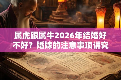 属虎跟属牛2026年结婚好不好？婚嫁的注意事项讲究