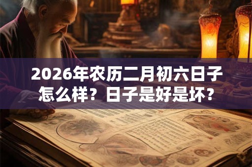 2026年农历二月初六日子怎么样？日子是好是坏？