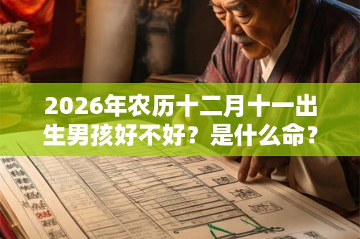 2026年农历十二月十一出生男孩好不好？是什么命？