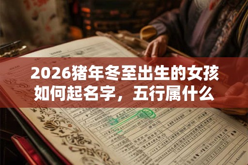 2026猪年冬至出生的女孩如何起名字，五行属什么