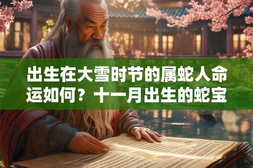 出生在大雪时节的属蛇人命运如何？十一月出生的蛇宝宝