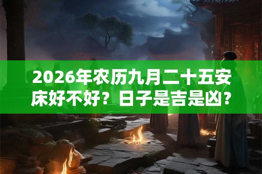 2026年农历九月二十五安床好不好？日子是吉是凶？