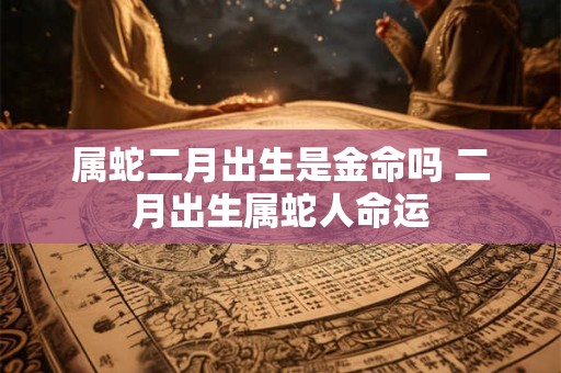 属蛇二月出生是金命吗 二月出生属蛇人命运