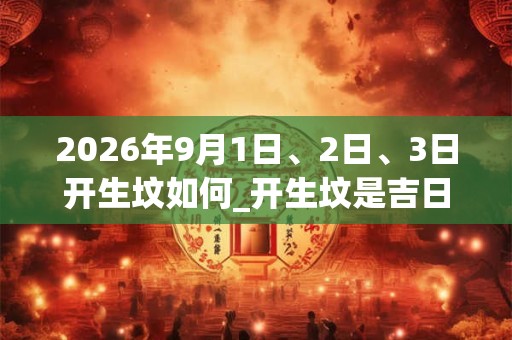 2026年9月1日、2日、3日开生坟如何_开生坟是吉日吗 2026年9月1日、2日、3日开生坟如何_开生坟是吉日吗