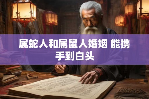 属蛇人和属鼠人婚姻 能携手到白头