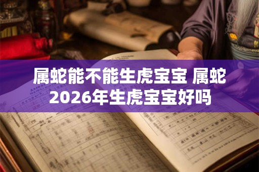 属蛇能不能生虎宝宝 属蛇2026年生虎宝宝好吗