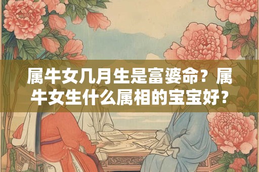 属牛女几月生是富婆命？属牛女生什么属相的宝宝好？