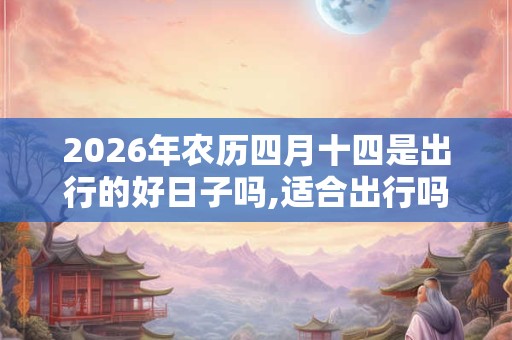 2026年农历四月十四是出行的好日子吗,适合出行吗？
