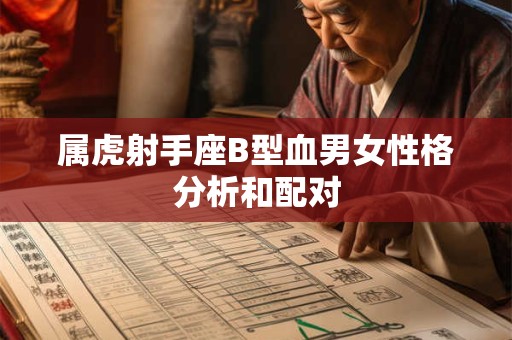 属虎射手座B型血男女性格分析和配对 属虎射手座B型血男女性格分析和配对