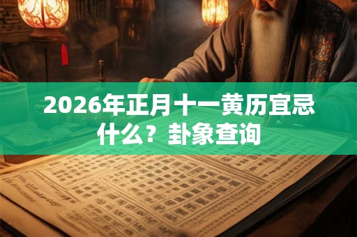 2026年正月十一黄历宜忌什么？卦象查询