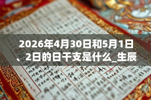 2026年4月30日和5月1日、2日的日干支是什么_生辰八字
