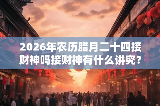 2026年农历腊月二十四接财神吗接财神有什么讲究？