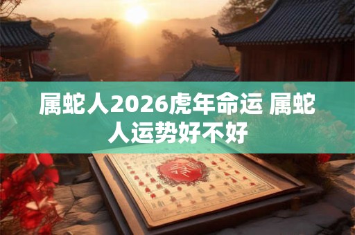 属蛇人2026虎年命运 属蛇人运势好不好