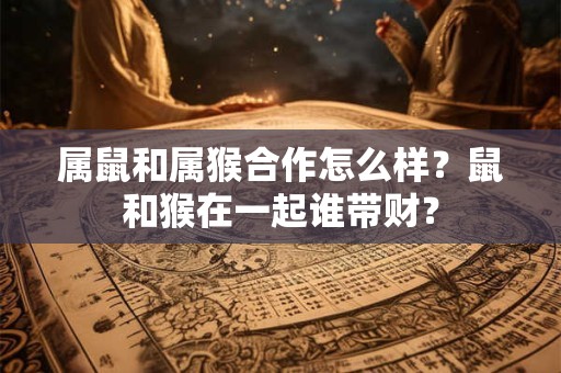 属鼠和属猴合作怎么样？鼠和猴在一起谁带财？