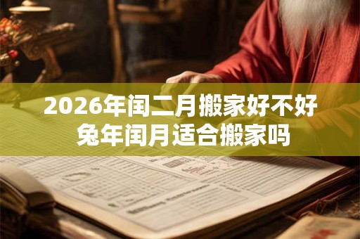 2026年闰二月搬家好不好 兔年闰月适合搬家吗