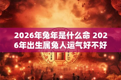 2026年兔年是什么命 2026年出生属兔人运气好不好 2026年兔年是什么命 2026年出生属兔人运气好不好