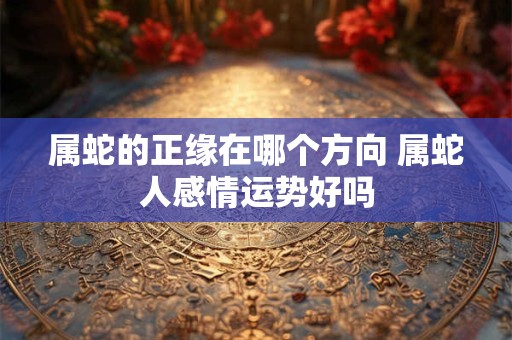 属蛇的正缘在哪个方向 属蛇人感情运势好吗