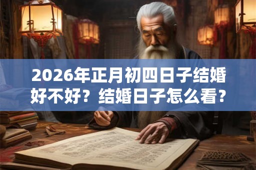2026年正月初四日子结婚好不好？结婚日子怎么看？
