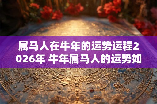 属马人在牛年的运势运程2026年 牛年属马人的运势如何