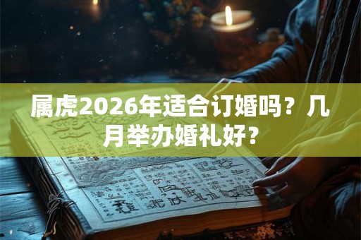 属虎2026年适合订婚吗？几月举办婚礼好？