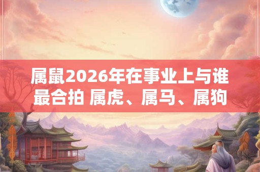 属鼠2026年在事业上与谁最合拍 属虎、属马、属狗