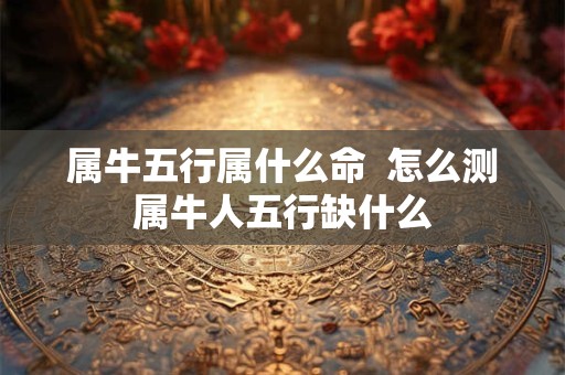 属牛五行属什么命  怎么测属牛人五行缺什么