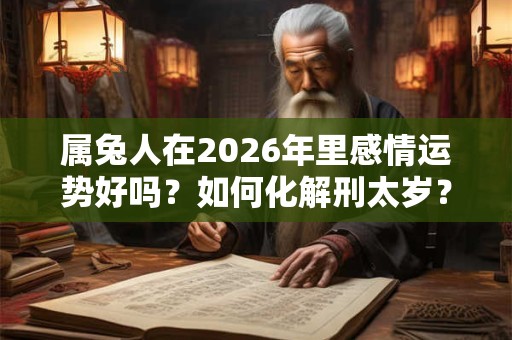 属兔人在2026年里感情运势好吗？如何化解刑太岁？