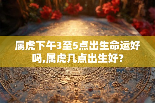 属虎下午3至5点出生命运好吗,属虎几点出生好？