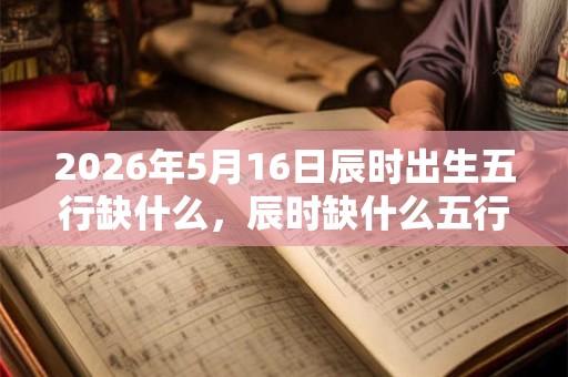 2026年5月16日辰时出生五行缺什么，辰时缺什么五行