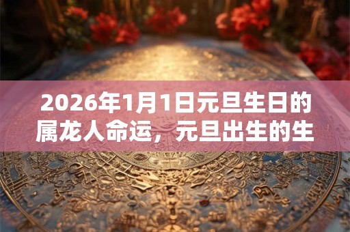 2026年1月1日元旦生日的属龙人命运，元旦出生的生肖龙命运如何？