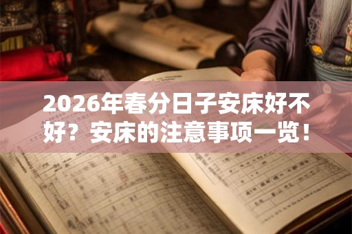 2026年春分日子安床好不好?安床的注意事项一览! 2026年春分日子安床好不好?安床的注意事项一览!