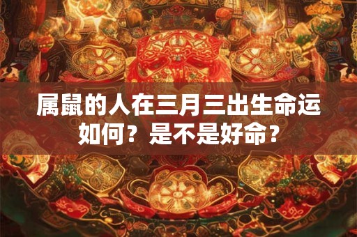 属鼠的人在三月三出生命运如何？是不是好命？