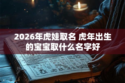 2026年虎娃取名 虎年出生的宝宝取什么名字好