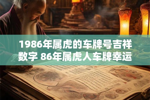 1986年属虎的车牌号吉祥数字 86年属虎人车牌幸运数