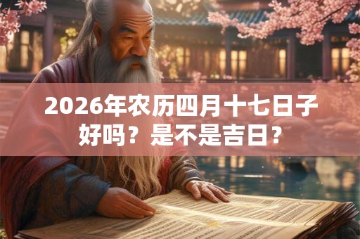 2026年农历四月十七日子好吗？是不是吉日？